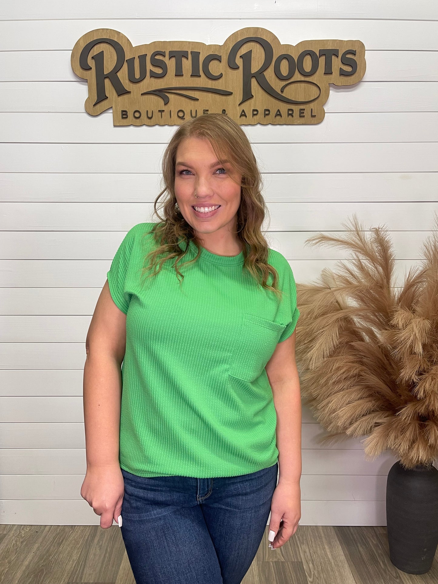 Ribbed Basic-Green
