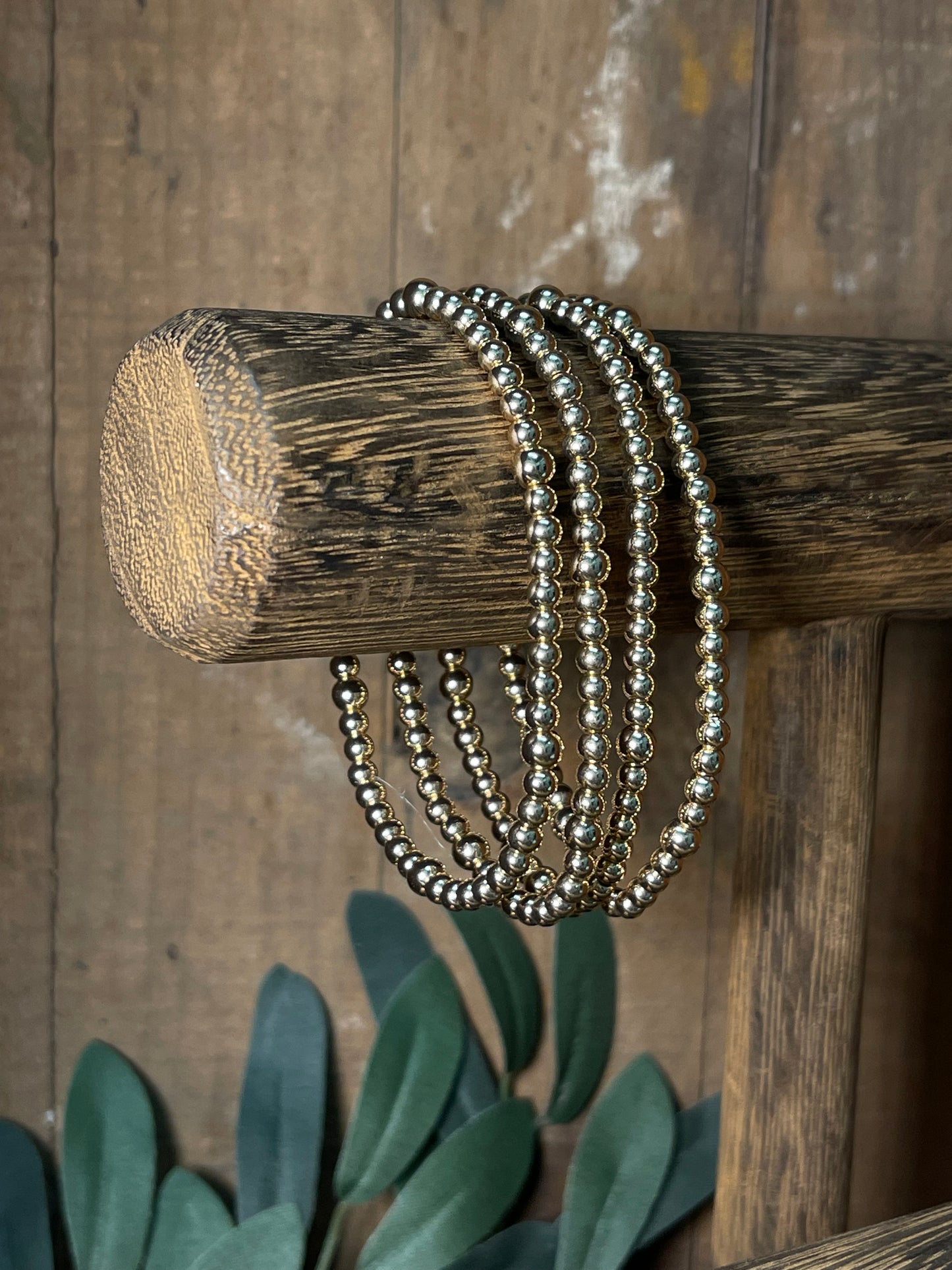 Large & Medium Gold Bead