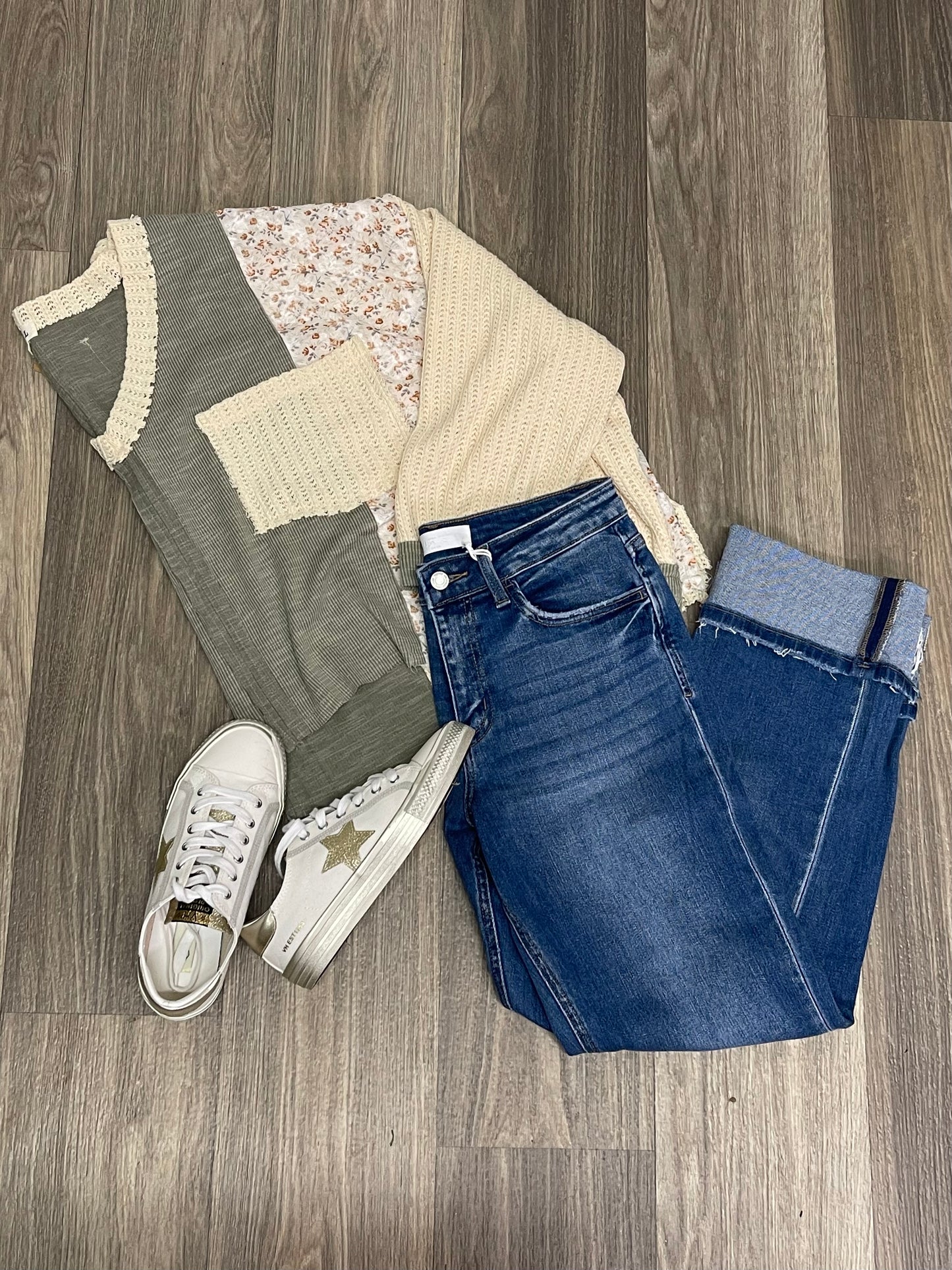 Say Something Cropped Jeans