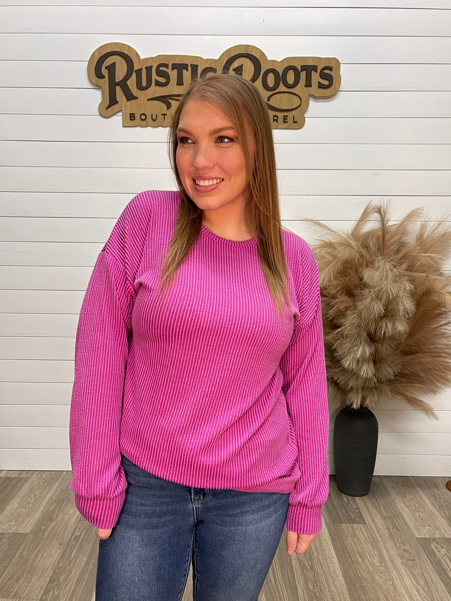 You’re My Sweetheart Top - Magenta