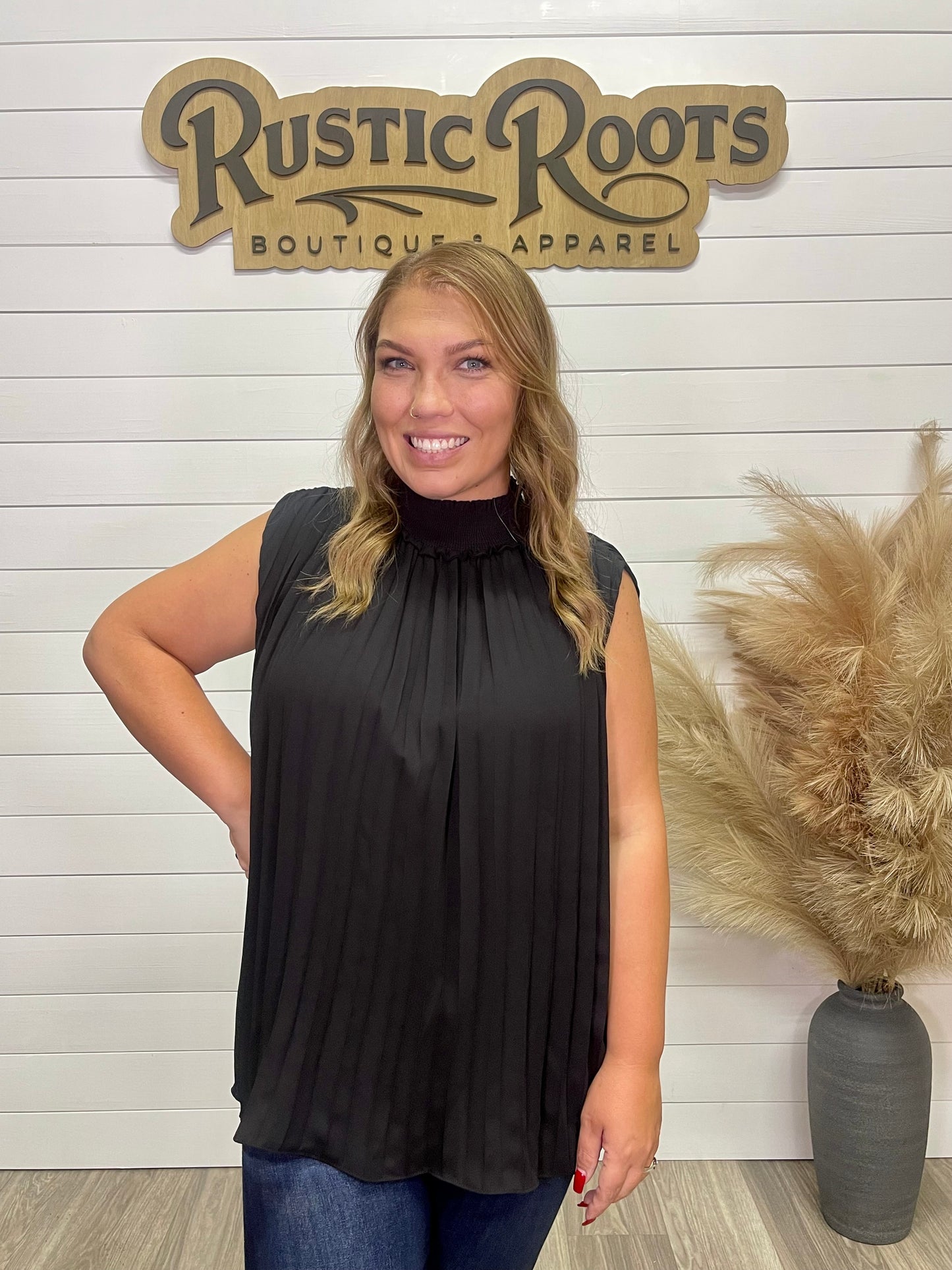 Dress It Up Black Shirt